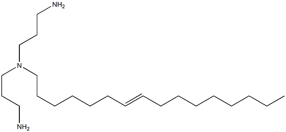 N,N-Bis(3-aminopropyl)-7-hexadecen-1-amine Struktur