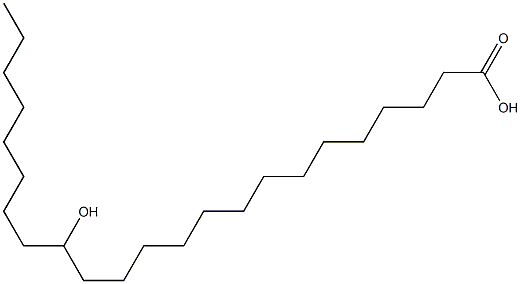 15-Hydroxytricosanoic acid Struktur