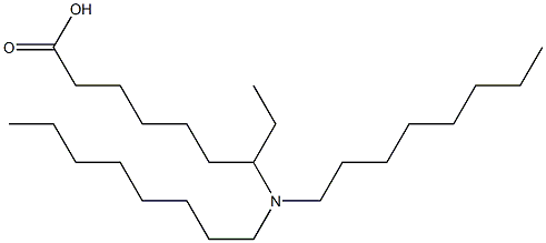 7-(Dioctylamino)nonanoic acid Struktur