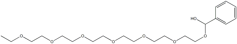 2-Phenyl-1,3,6,9,12,15,18,21-octaoxatricosane Struktur