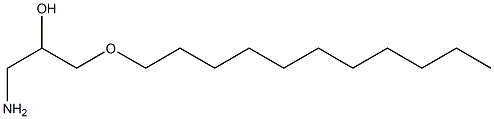 1-Amino-3-undecyloxy-2-propanol Struktur