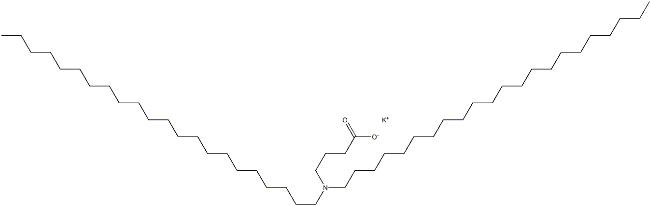 4-(Didocosylamino)butyric acid potassium salt Struktur