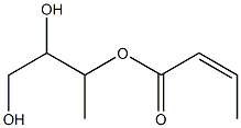 Butane-1,2,3-triol 3-isocrotonate Struktur