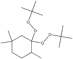 2,5,5-Trimethyl-1,1-bis(tert-butylperoxy)cyclohexane Struktur