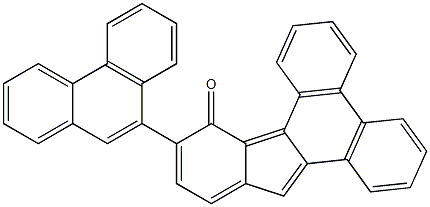 12-(Phenanthren-9-yl)-13H-indeno[1,2-l]phenanthren-13-one Struktur