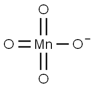 Permanganic acid anion Struktur