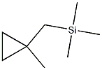 Trimethyl(1-methylcyclopropylmethyl)silane Struktur