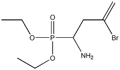 (1-Amino-3-bromo-3-butenyl)phosphonic acid diethyl ester Struktur