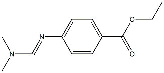 p-[[(Dimethylamino)methylene]amino]benzoic acid ethyl ester Struktur