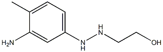 3-Amino-4-methyl-N-(2-hydroxyethylamino)aniline Struktur