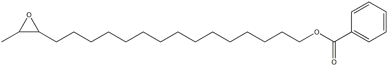 Benzoic acid 16,17-epoxyoctadecan-1-yl ester Struktur