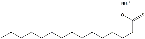 3-Dodecylthiopropanoic acid ammonium salt Struktur