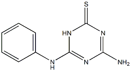 4-Amino-6-phenylamino-1,3,5-triazine-2(1H)-thione Struktur