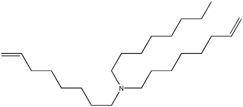 N-Octyldi(7-octenyl)amine Struktur