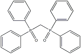 Bis(diphenylphosphinyl)methane Struktur