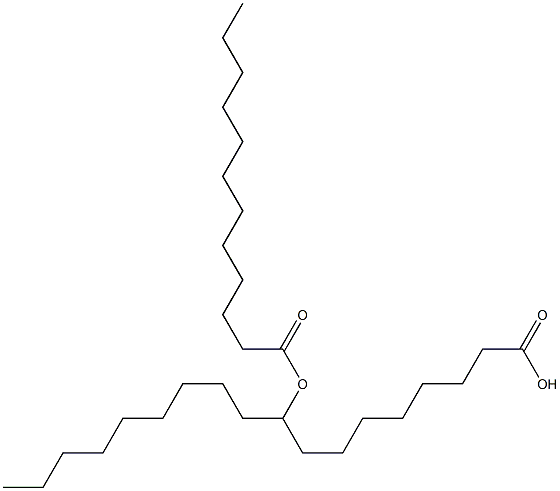 9-Dodecanoyloxystearic acid Struktur