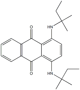 1,4-Bis(tert-pentylamino)anthraquinone Struktur