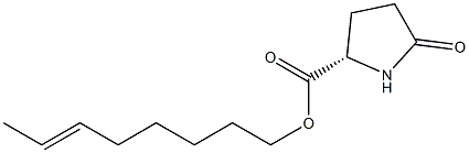 (S)-5-Oxopyrrolidine-2-carboxylic acid 6-octenyl ester Struktur