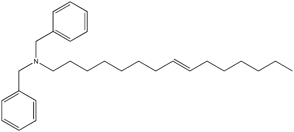 (8-Pentadecenyl)dibenzylamine Struktur