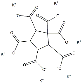 1,1,2,3,4,5-Cyclopentanehexacarboxylic acid hexapotassium salt Struktur