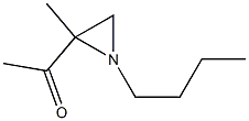 1-Butyl-2-acetyl-2-methylaziridine Struktur