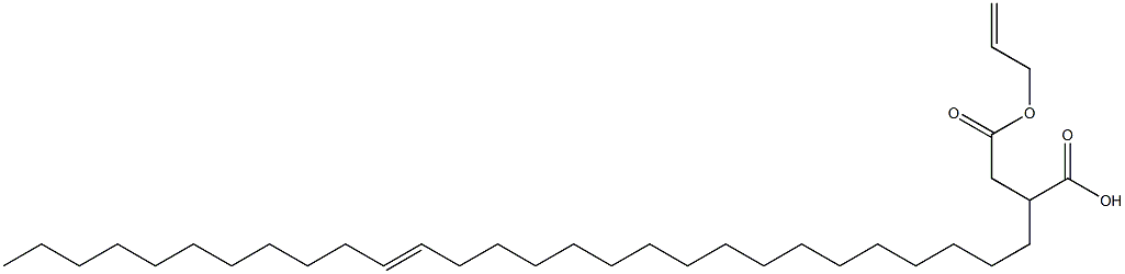 2-(17-Octacosenyl)succinic acid 1-hydrogen 4-allyl ester Struktur