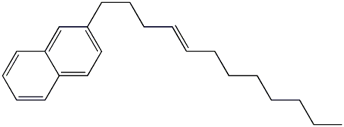 2-(4-Dodecenyl)naphthalene Struktur