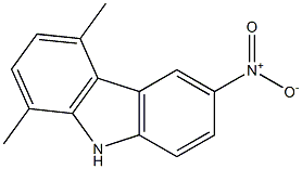 6-Nitro-1,4-dimethyl-9H-carbazole Struktur