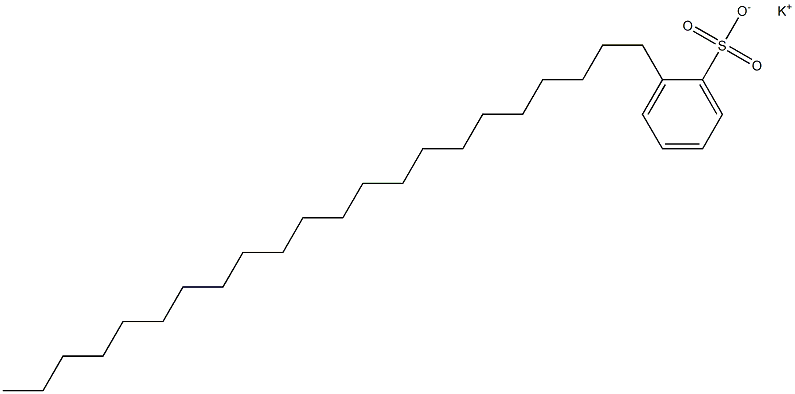 2-Docosylbenzenesulfonic acid potassium salt Struktur