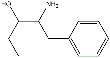 2-Amino-1-phenylpentan-3-ol Struktur