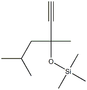 3,5-Dimethyl-3-(trimethylsiloxy)-1-hexyne Struktur