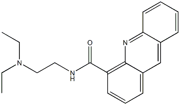 N-[2-(Diethylamino)ethyl]-acridine-4-carboxamide Struktur