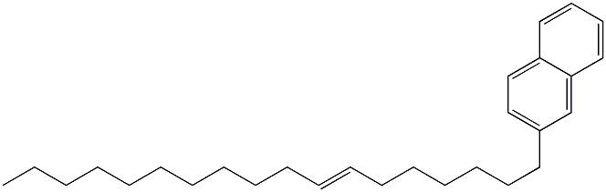 2-(7-Octadecenyl)naphthalene Struktur