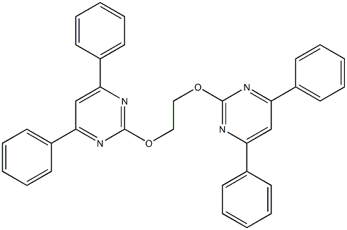 4,4',6,6'-Tetraphenyl[2,2'-(ethylenebisoxy)dipyrimidine] Struktur