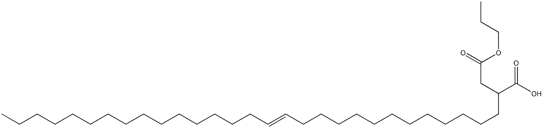 2-(13-Nonacosenyl)succinic acid 1-hydrogen 4-propyl ester Struktur