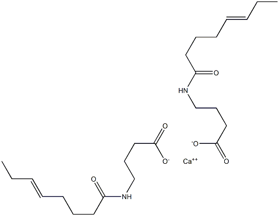 Bis[4-(5-octenoylamino)butyric acid]calcium salt Struktur