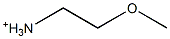 2-Methoxyethylammonium Struktur