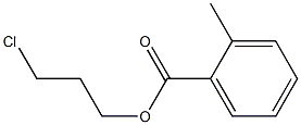 2-Methylbenzenecarboxylic acid 3-chloropropyl ester Struktur