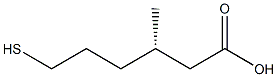 [S,(-)]-6-Mercapto-3-methylhexanoic acid Struktur