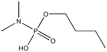 N,N-Dimethylamidophosphoric acid hydrogen butyl ester Struktur