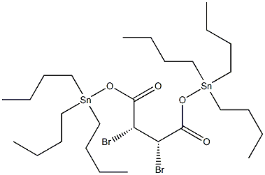 (8S,9R)-8,9-Dibromo-5,5,12,12-tetrabutyl-7,10-dioxo-6,11-dioxa-5,12-distannahexadecane Struktur