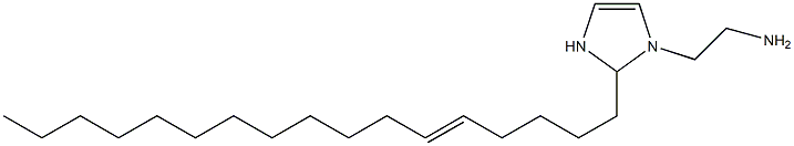 1-(2-Aminoethyl)-2-(5-heptadecenyl)-4-imidazoline Struktur