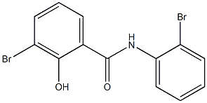 2',3-Dibromo-2-hydroxybenzanilide Struktur