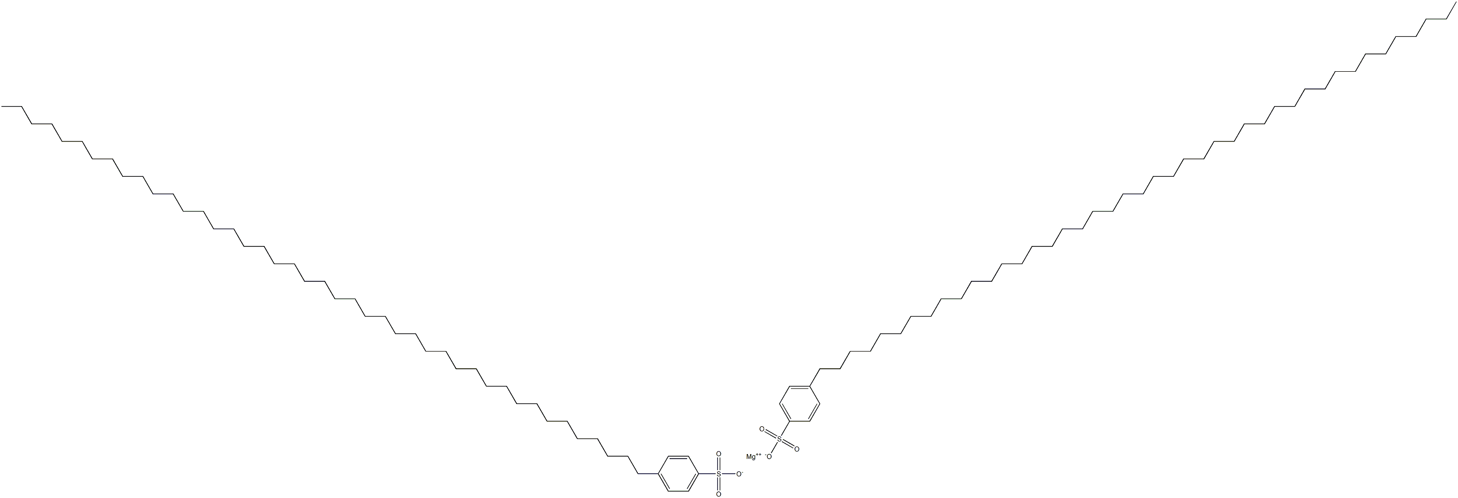 Bis[4-(tritetracontan-1-yl)benzenesulfonic acid]magnesium salt Struktur