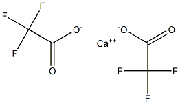 Bis(trifluoroacetic acid)calcium salt Struktur