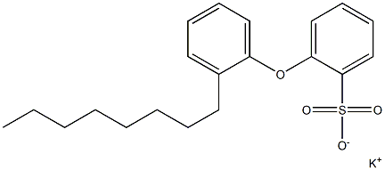 2-(2-Octylphenoxy)benzenesulfonic acid potassium salt Struktur