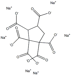 1,1,2,2,3,4-Cyclopentanehexacarboxylic acid hexasodium salt Struktur