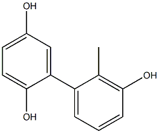 2'-Methyl-1,1'-biphenyl-2,3',5-triol Struktur