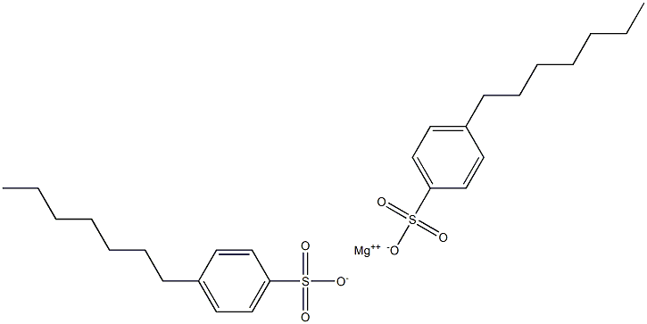 Bis(4-heptylbenzenesulfonic acid)magnesium salt Struktur