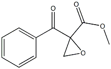 2-Benzoyloxirane-2-carboxylic acid methyl ester Struktur